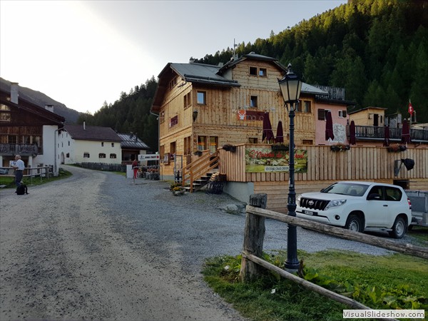 Das Gasthaus Mayor, wo wir übernachteten